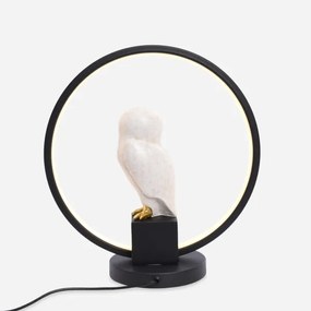 Zuma Line EX04F332U-1 - Lampada da tavolo LED SOWA LED/4W/5V nero/bianco