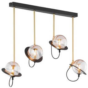 Jupiter 1892 - Lampadario su palo PLANET 4xG9/10W/230V dorato