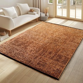 Tappeto color terracotta lavabile 140x200 cm Space 1900 – Ayyildiz Carpets
