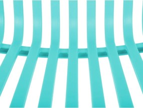 Sedia da pranzo turchese in plastica Glee – Leitmotiv