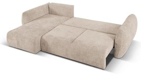 Divano angolare beige (angolo sinistro) Matera - Cosmopolitan Design