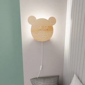 Applique per bambini TED 1xE14/10W/230V orso