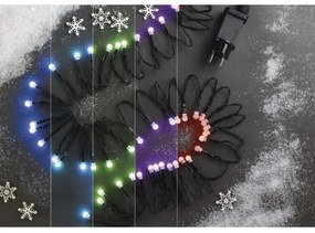 Catena da esterno LED RGB Natale 96xLED/64 modalità 15m IP44 + telecomando