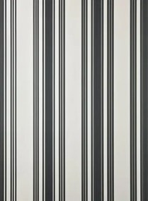 Farrow & Ball Carta da parati Tented Stripe - Pointing/ Off-Black