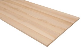 Tavola lamellare in legno di frassino, 1° scelta L 90 x 150 cm x Sp 30 mm