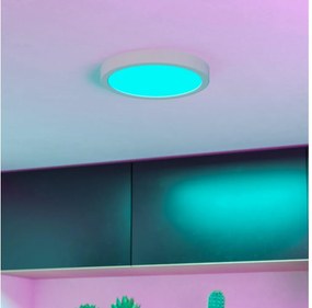 Eglo 901376 - Plafoniera dimmerabile per bagno LED RGBW FUEVA-Z LED/11,2W/230V 21,1cm IP44 bianca