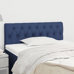 Testiera Blu 100 X 7 X 78/88 Cm İn Tessuto /