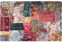 Tappeto Lavabile Patchwork 80x150 cm Multicolore Antiscivolocod mxl 119445