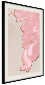 Poster  Pink River  Cornice Quadri Cornice nera con pass-partout, Larghezza x Altezza Home decor 20x30