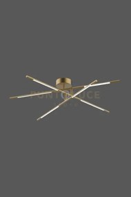 Lampadario a soffitto 6 luci tabular mx18001070-6agld oro