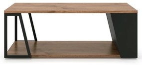 Tavolino con piano in legno di noce 100x55 cm Albi - TemaHome