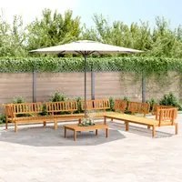 Set Divano Pallet da Giardino 6 pz in Legno Massello di Acacia 3209443