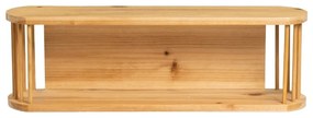 Mensola per quadri in legno di pioppo in colore naturale 60 cm Aspen - Casa Selección