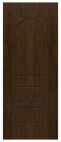 Pannello per porta d'ingresso P085 pellicolato pvc mogano L 92 x H 210.5 cm, Sp 6 mm apertura reversibile