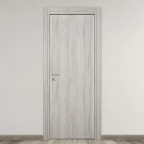Porta interna a battente Elm in legno colore olmo chiaro, L 70 x H 210 cm, apertura reversibile