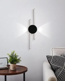 Eglo 902123 - Applique LED da parete VENTICELLO LED/20W/230V + LED/0,91W nero