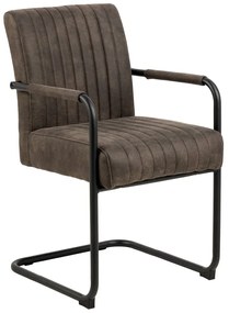 Sedie da pranzo grigio scuro in set di 2 Adele - Actona