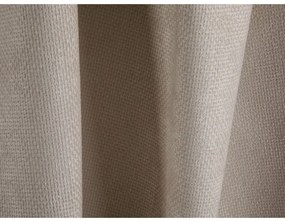 Divano angolare beige allungabile/con contenitore con rivestimento in ciniglia Tonale – Cosmopolitan Design