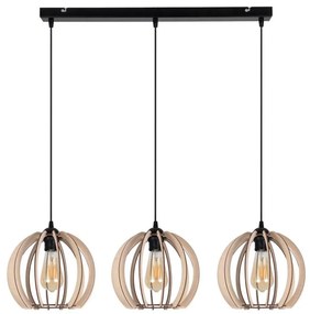 Lampadario su filo DORO 3xE27/60W/230V