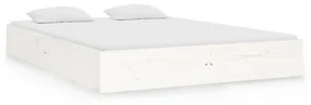 Giroletto bianco in legno massello 140x190 cm