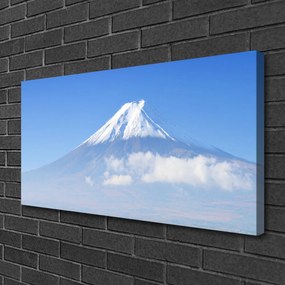 Quadro su tela Paesaggio del cielo delle montagne della nuvola 100x50 cm