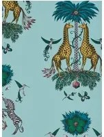 Clarke & Clarke Carta da parati Creatura - Turquoise