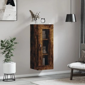 Mobile A Parete Rovere Fumo 34,5x34x90 Cm /