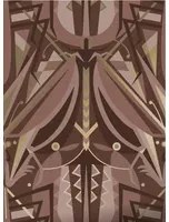 KEK Amsterdam Carta da parati Art Deco Animaux Grasshopper Gold - Taupe
