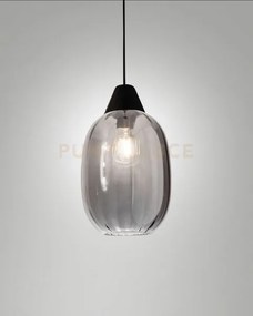 Edison 3519-59-126 vetro fume' piccolo completo di cavo x kit luci