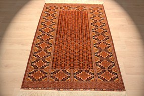 Turkmen Tappeto 190 x 130 (Afghanistan) Annodato A Mano