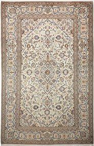 Kashan Tappeto persiano 200x300 Beige (Iran) Annodato A Mano