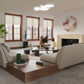 Plafoniera da Soffitto Tonda 4xE27 ARENA 55 in PVC