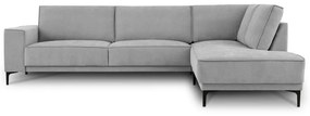 Divano angolare grigio (con penisola a destra/a L) Copenhagen – Scandic