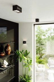 Applique da Parete in Alluminio LOBO G9 Nera Bidirezionale da interno