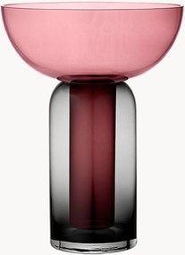 Vaso in vetro soffiato Torus, alt. 20 cm