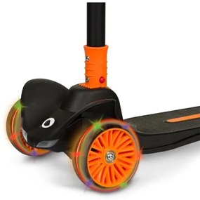 Lionelo - Per bambini scooter TIMMY 3xAA arancione/nero