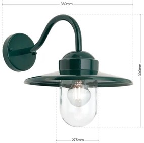 Orion AL 11-1313 - Applique da esterno EDWARD 1xE27/60W/230V IP44 verde