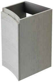 Armadietto bagno a terra Vague BADEN HAUS 1 cassetto 1 anta P 46 x L 34 x H 55 cm rovere