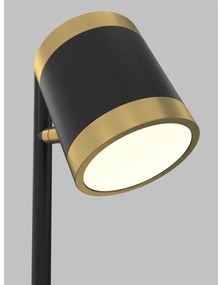 Wofi 8003-104S - Lampada da tavolo LED dimmerabile TOULOUSE LED/10W/230V nero/oro