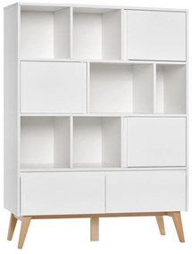 Libreria per bambini bianca , 120 x 160 cm Swing - Pinio