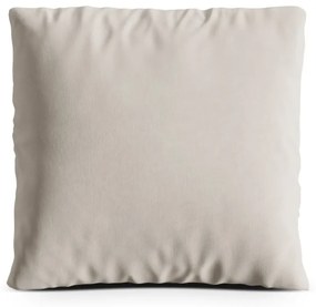 Cuscino per divano beige con rivestimento in velluto Kemi – Cosmopolitan Design