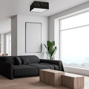 Plafoniera  SENSO 2xE27/60W/230V nera