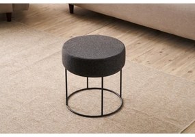 Pouf RELO Ø 40 cm marrone scuro