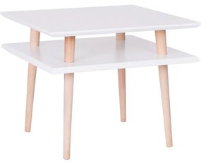 Tavolino bianco , 55x55 cm Square - Ragaba