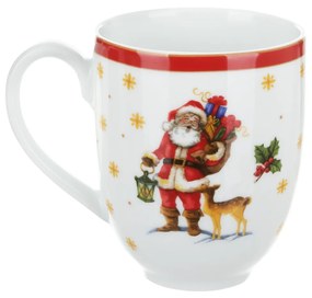 Tazza mug natalizia Babbo Natale 440 ml porcellana