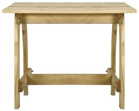 Set da pranzo da giardino 5 pz in legno di pino impregnato