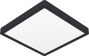 Eglo 901728 - LED RGBW dimmerabile, plafoniera fumé FUEVA-Z LED/17,8W/230V 39,9cm IP44 nero