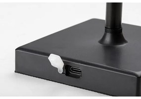 Rabalux 76010-LED Lampada da tavolo ricaricabile dimmerabile TAENA LED/4W/3,7V IP44 nero