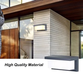 Brilagi-LED Applique da esterno con sensore BRICKY LED/12W/230V antracite IP54