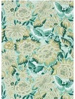 Sanderson Tapete Amara Butterfly - Bamboo/ Fountain Green
